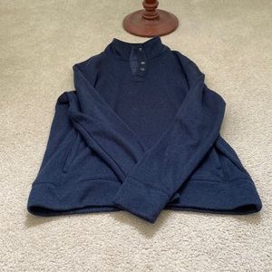 Mens 1/4 button pullover